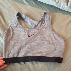 Nike Women's Heathered Gray Sports Bra